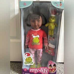My Life as Grinch 18” Dark Hair Doll Plush Christmas Cindy Lou Who New in Box
